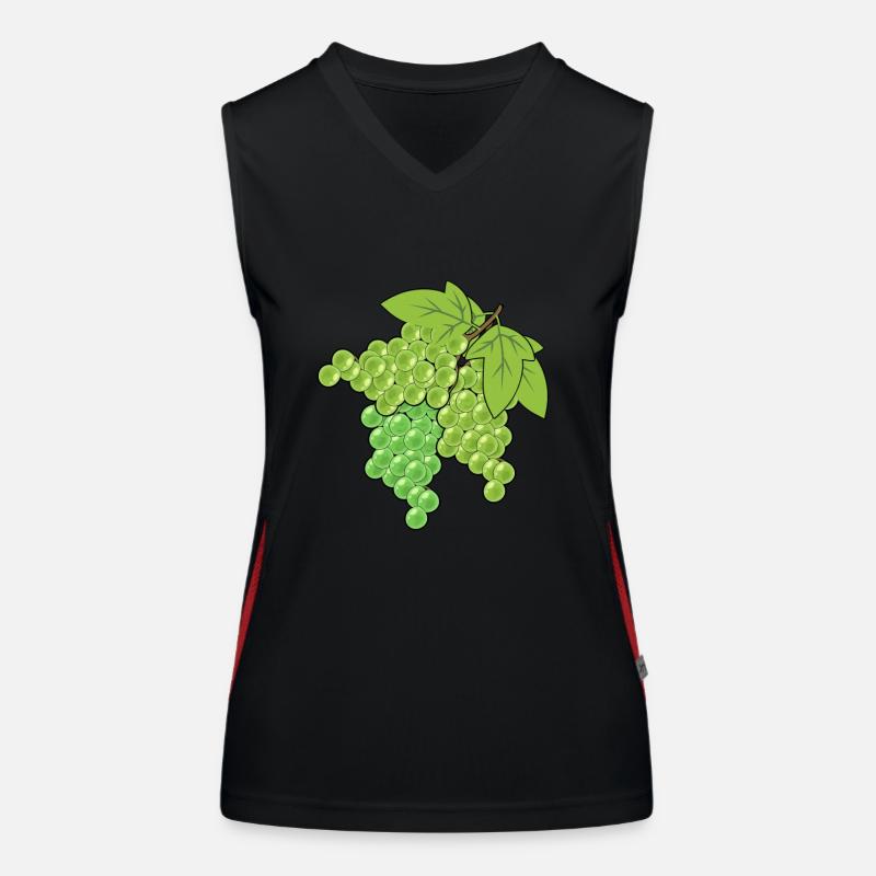 Grapes Grapes Grapes Vine Garden Women's Functional Contrast Tank Top