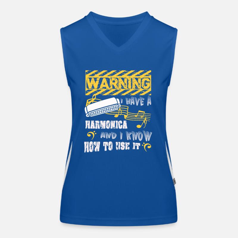 I Have A Harmonica And I Know How To Use It Women's Functional Contrast Tank Top