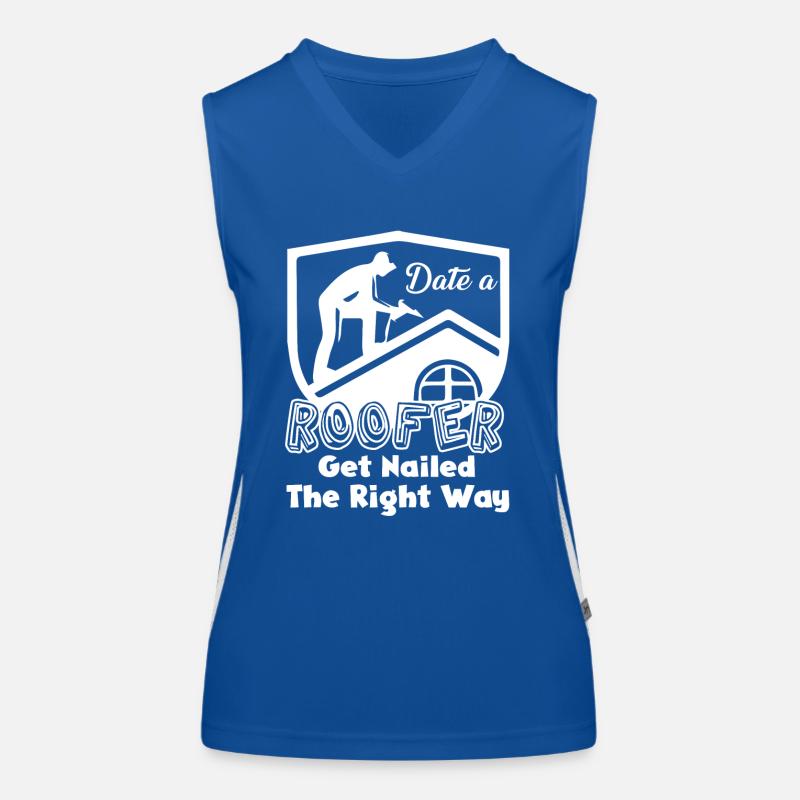 Roofer Date A Roofer Women's Functional Contrast Tank Top