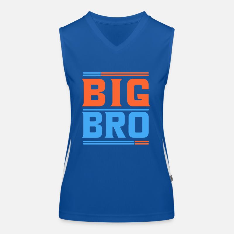 GROSSER BRUDER Funktionelles Kontrast-Tank Top für Frauen