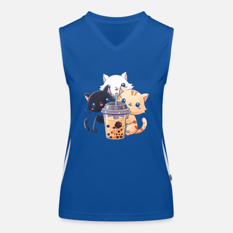 Bubble Tea Boba BubbleTea Kawaii Japan Tea Kpop Funktionelles Kontrast-Tank Top für Frauen