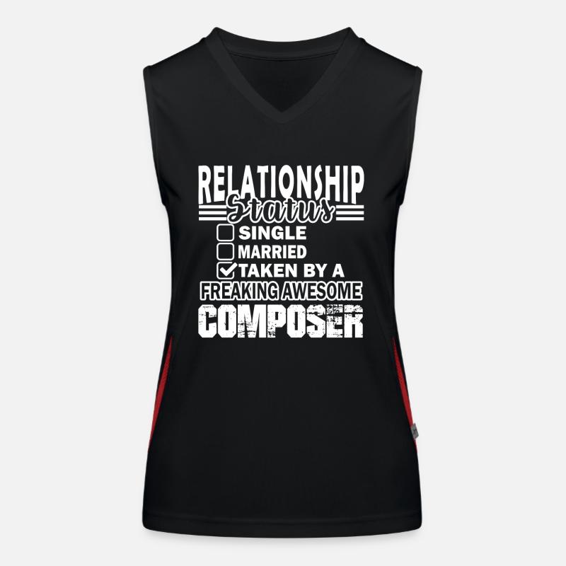 Composer Composer Relationship Status Women's Functional Contrast Tank Top