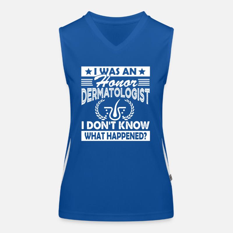 Dermatologist Proud To Be Dermatologist Women's Functional Contrast Tank Top