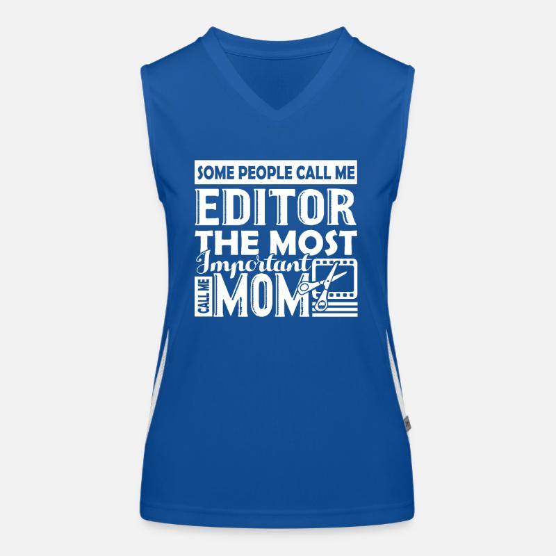 Editor Editor Mom Women's Functional Contrast Tank Top