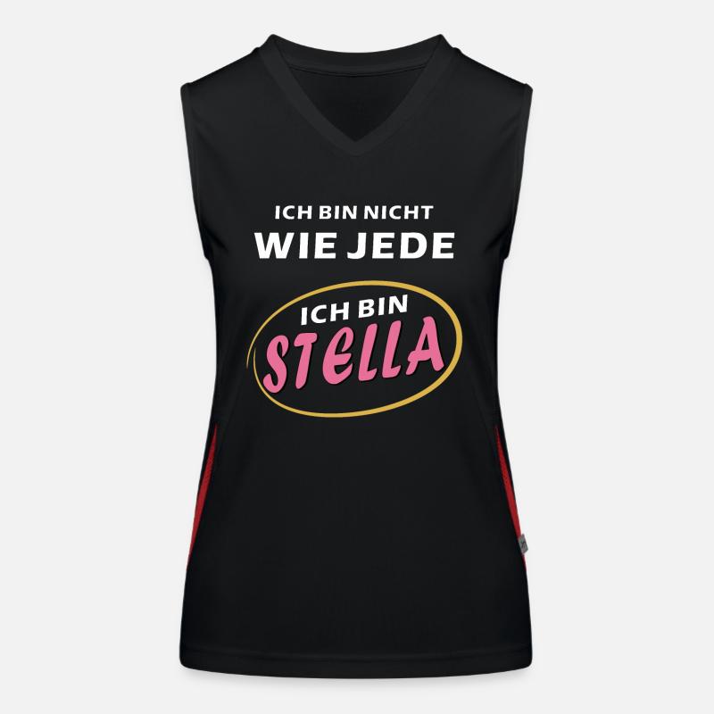 JE M’APPELLE STELLA Débardeur respirant contrasté Femme