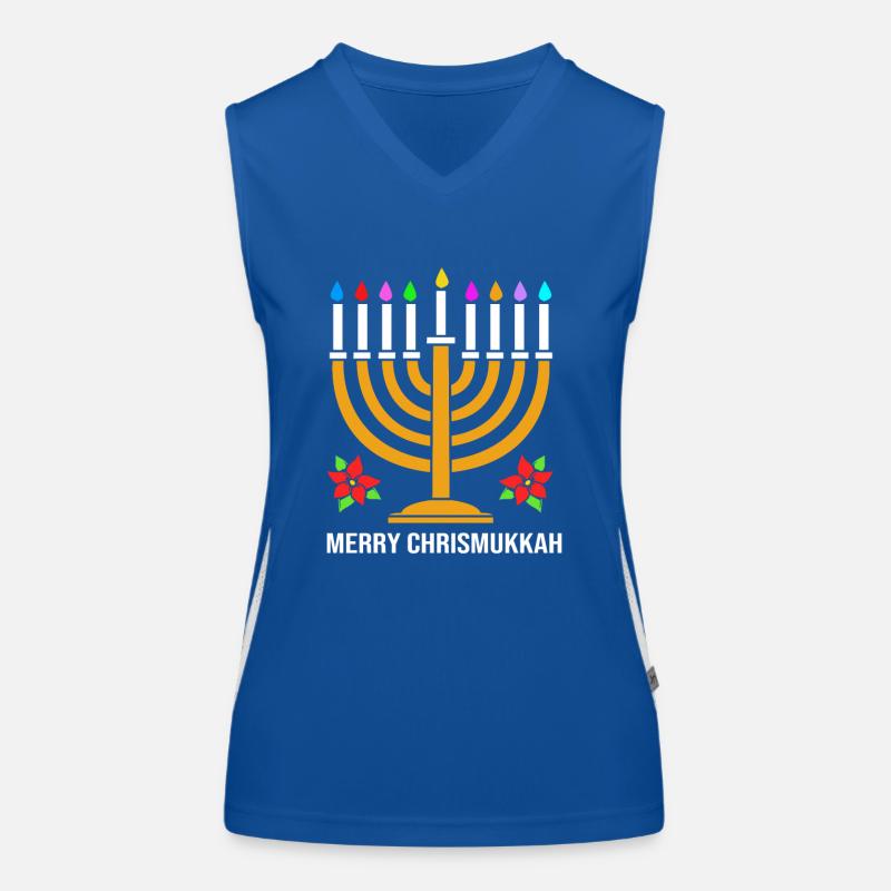 Hanukkah Women's Functional Contrast Tank Top