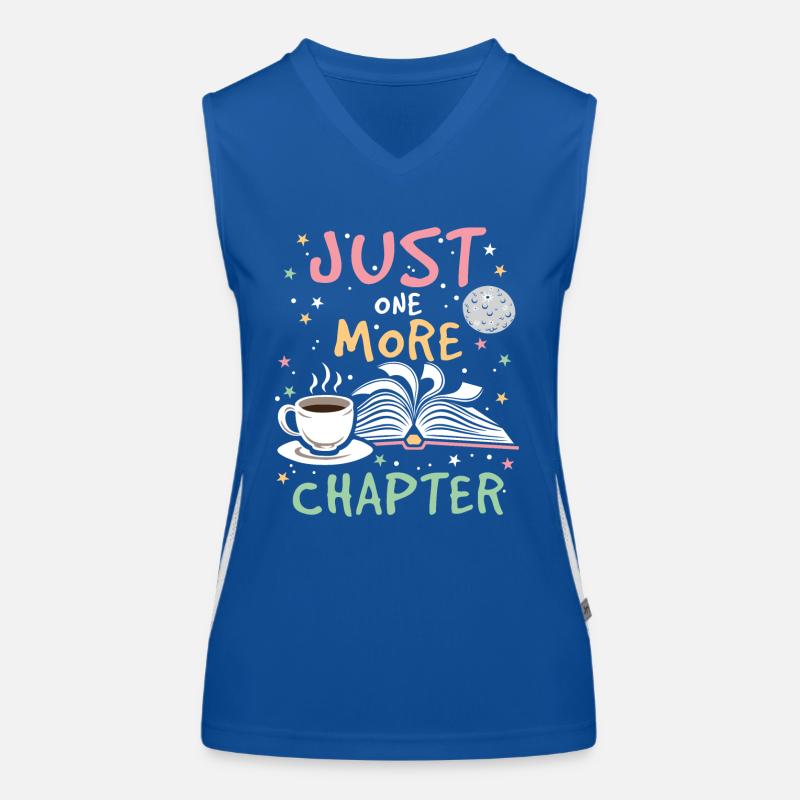 Book Nerd One Chapter Reading Women's Functional Contrast Tank Top