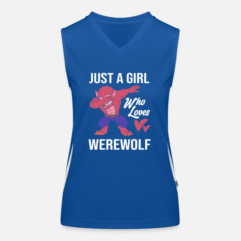 Werwolf Funktionelles Kontrast-Tank Top für Frauen
