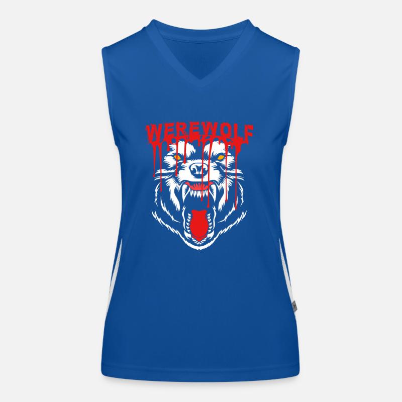 Werwolf Funktionelles Kontrast-Tank Top für Frauen