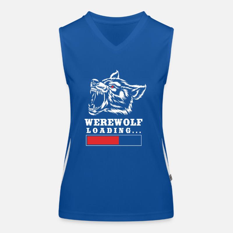 Werwolf Funktionelles Kontrast-Tank Top für Frauen