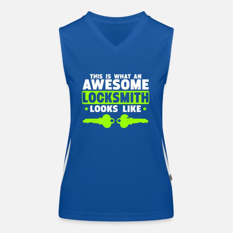 Locksmith Lockpicking Lockpicker Women's Functional Contrast Tank Top