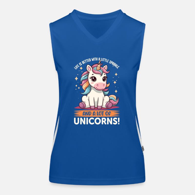 Das Leben ist besser mit ein wenig Glanz und viel Funktionelles Kontrast-Tank Top für Frauen