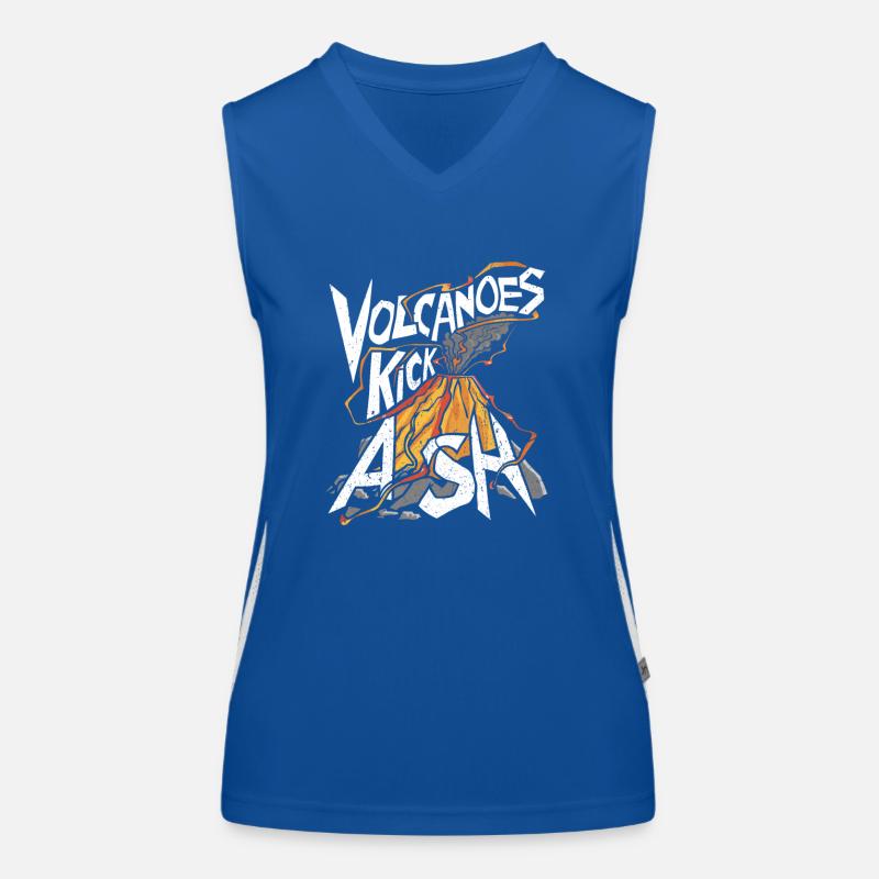 Volcano – Ash, Lava and Fire Women's Functional Contrast Tank Top