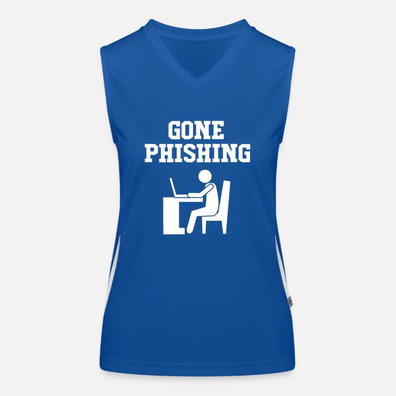 Cybersecurity Cyber Programmierer Hacker Funktionelles Kontrast-Tank Top für Frauen