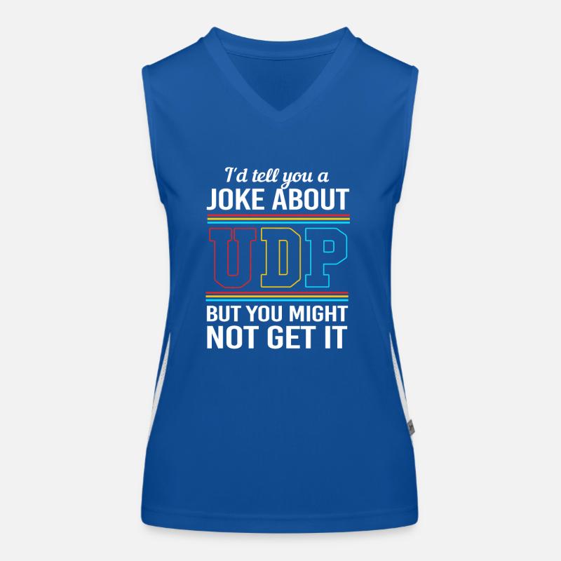 Cybersecurity Cyber Programmierer Hacker Funktionelles Kontrast-Tank Top für Frauen