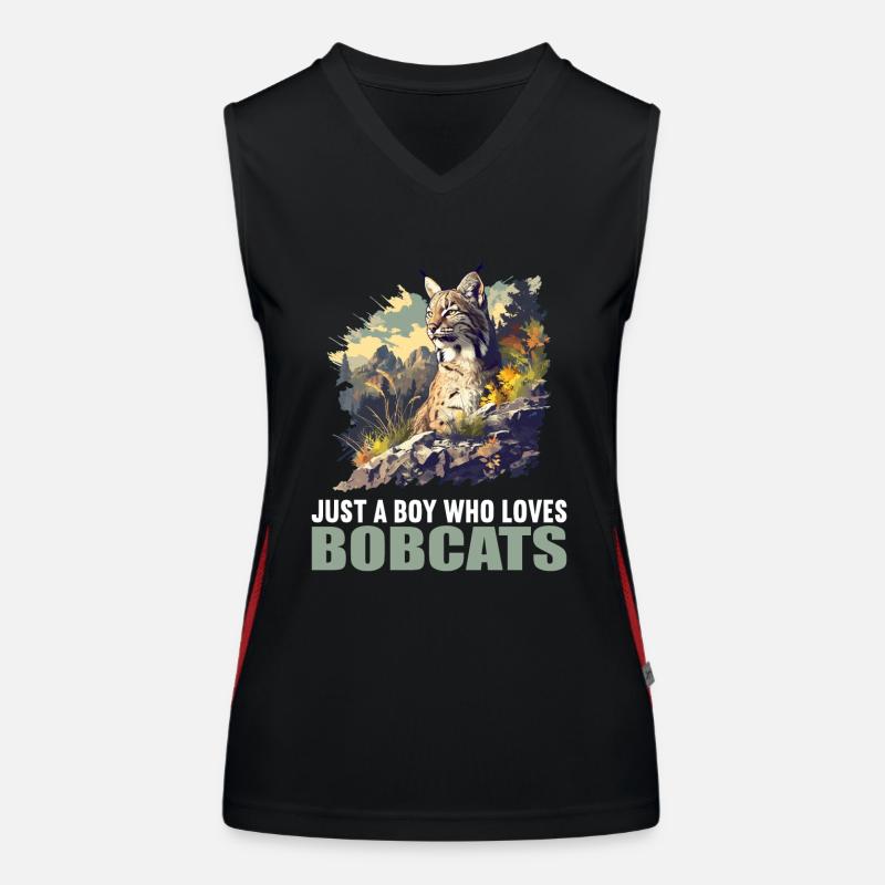 Bobcats Rotluchse Rotluchs Luchs Funktionelles Kontrast-Tank Top für Frauen