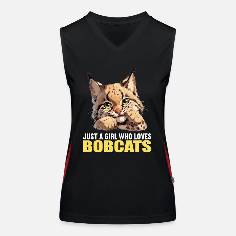 Bobcats Rotluchse Rotluchs Luchs Funktionelles Kontrast-Tank Top für Frauen