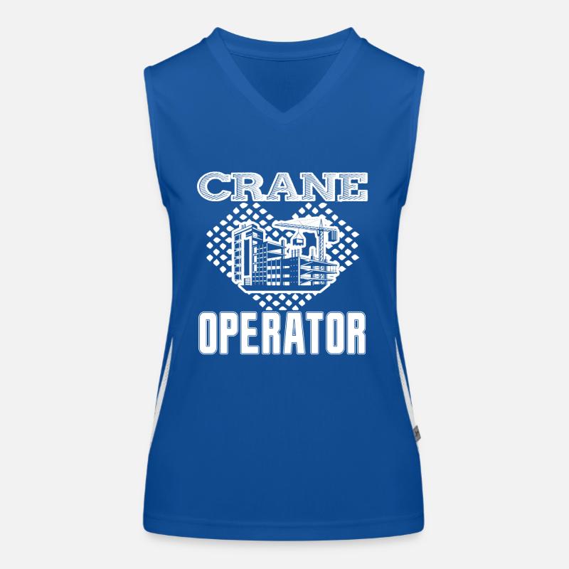 Crane Operator Crane Operator Heart Women's Functional Contrast Tank Top