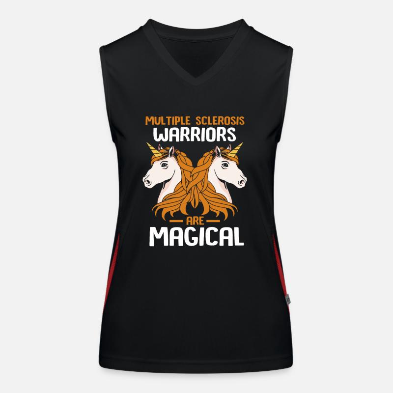 Multiple Sklerose MS Funktionelles Kontrast-Tank Top für Frauen