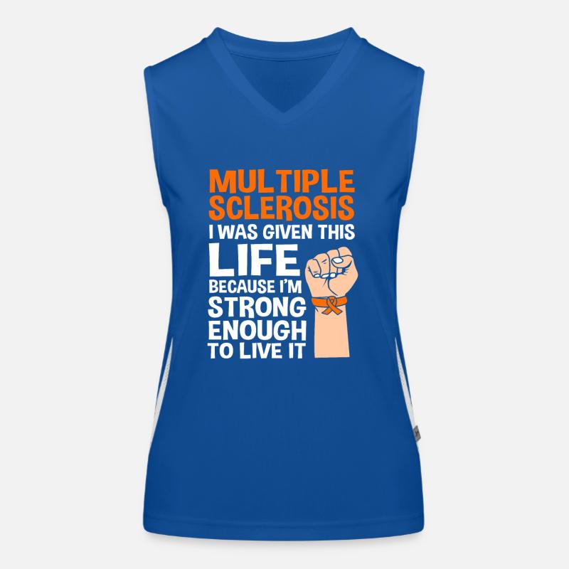 Multiple Sklerose MS Funktionelles Kontrast-Tank Top für Frauen