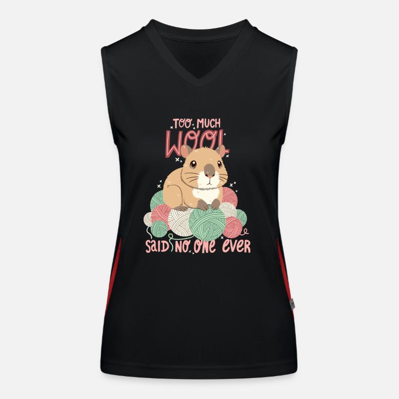 You never have enough wool Women's Functional Contrast Tank Top