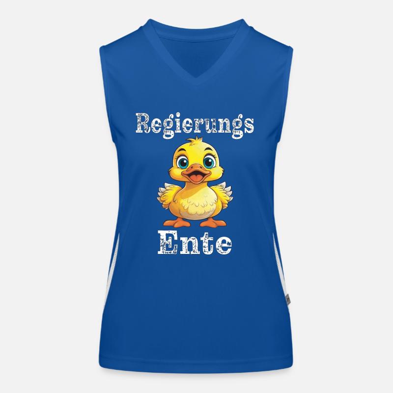Regierungs Ente Funktionelles Kontrast-Tank Top für Frauen