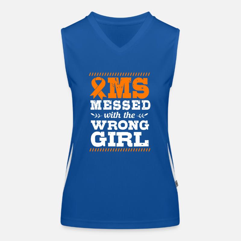 Multiple Sklerose MS Funktionelles Kontrast-Tank Top für Frauen