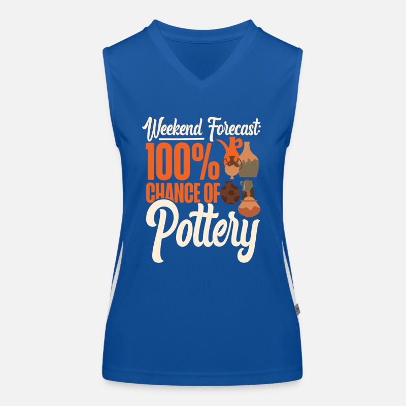 Pottery Ceramics Artist Weekend Funktionelles Kontrast-Tank Top für Frauen