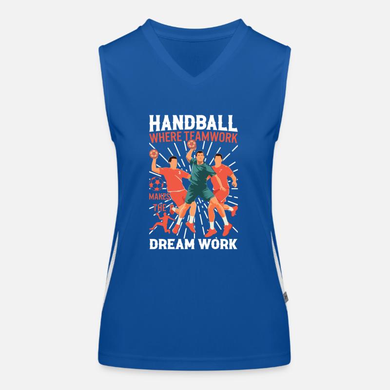 Handball: Where teamwork makes the dream work! Women's Functional Contrast Tank Top