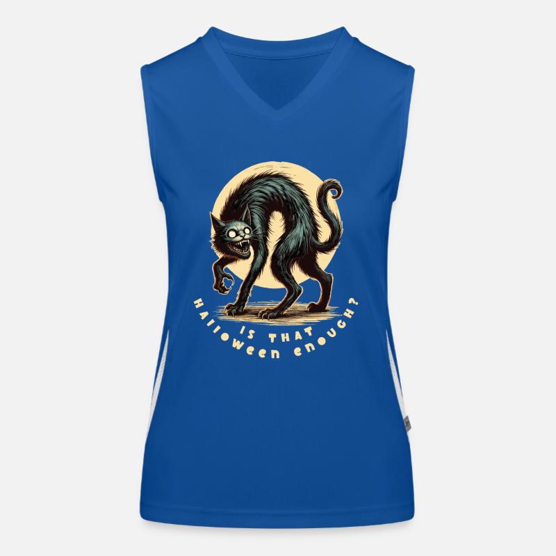 Ist Das Halloween Genug Katze Funktionelles Kontrast-Tank Top für Frauen