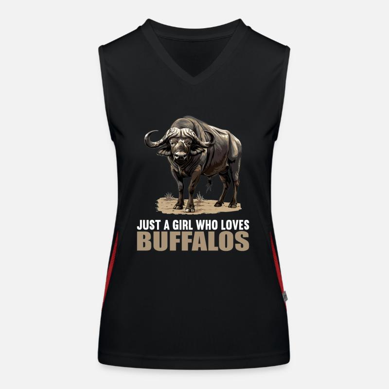 Buffles Buffalo Büffel Débardeur respirant contrasté Femme