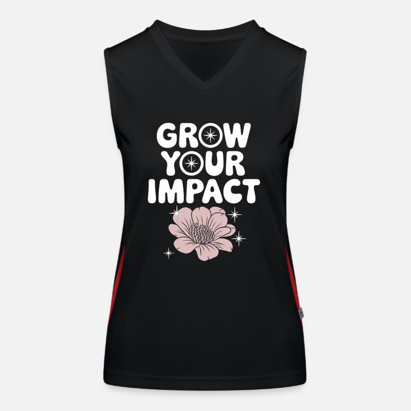 Climate optimism, Earth Day, Sustainability Women's Functional Contrast Tank Top