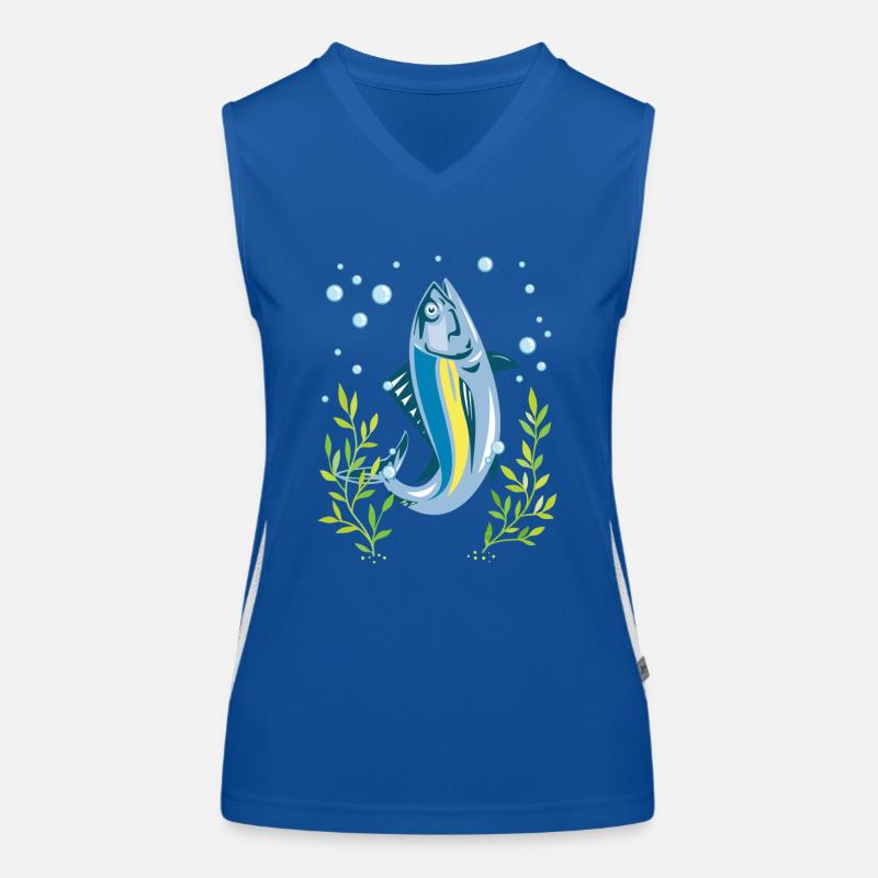 Albacore Lover Women's Functional Contrast Tank Top
