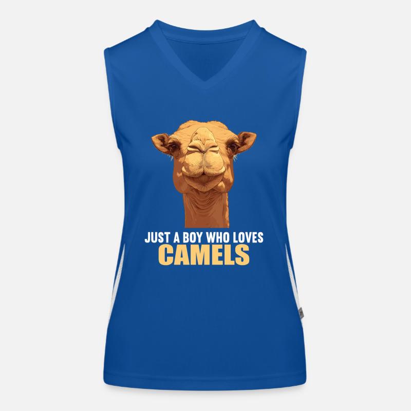 Camel Kamele Kamel Funktionelles Kontrast-Tank Top für Frauen