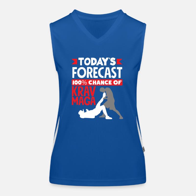 Krav Maga Vorhersage Funktionelles Kontrast-Tank Top für Frauen