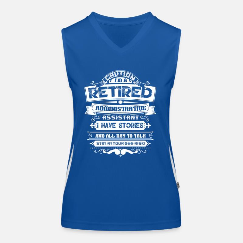 Administrative Assistant Caution Women's Functional Contrast Tank Top