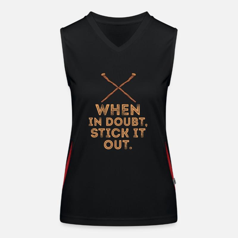 Arnis Eskrima Kali Philippinischer FMA Stick Funktionelles Kontrast-Tank Top für Frauen