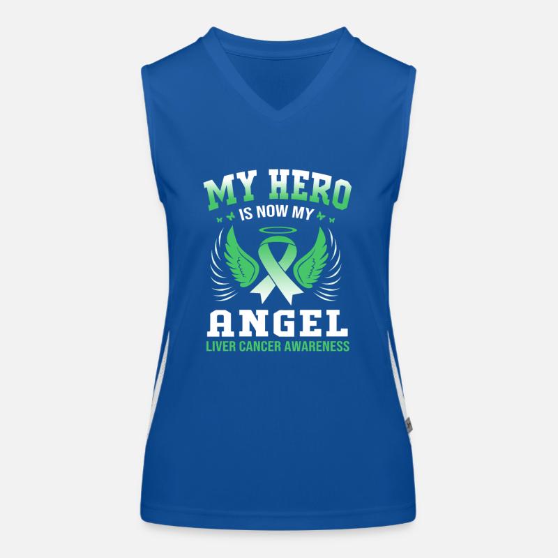 Liver disease Women's Functional Contrast Tank Top