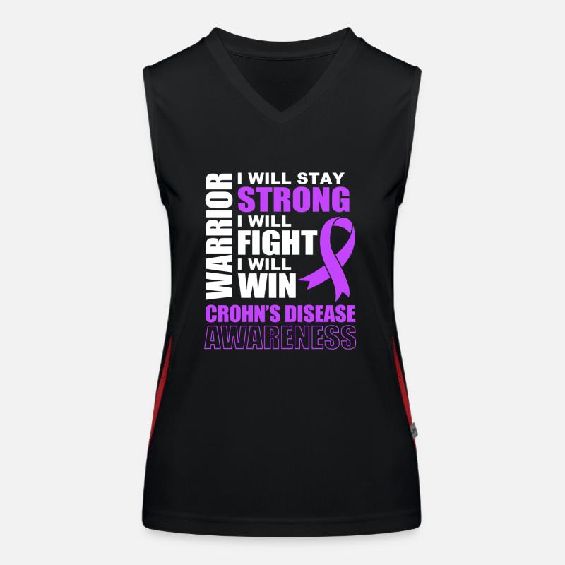 Crohn's disease Women's Functional Contrast Tank Top