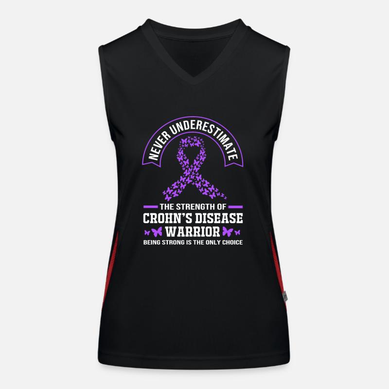 Crohn's disease Women's Functional Contrast Tank Top