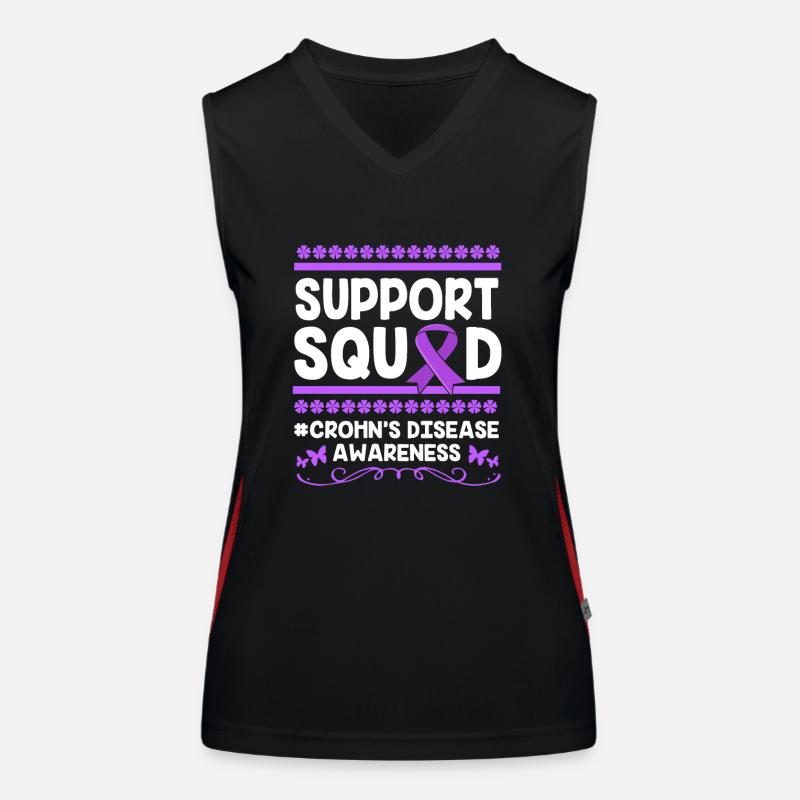 Crohn's disease Women's Functional Contrast Tank Top