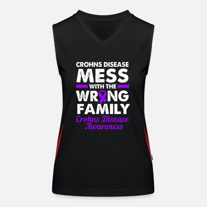 Crohn's disease Women's Functional Contrast Tank Top