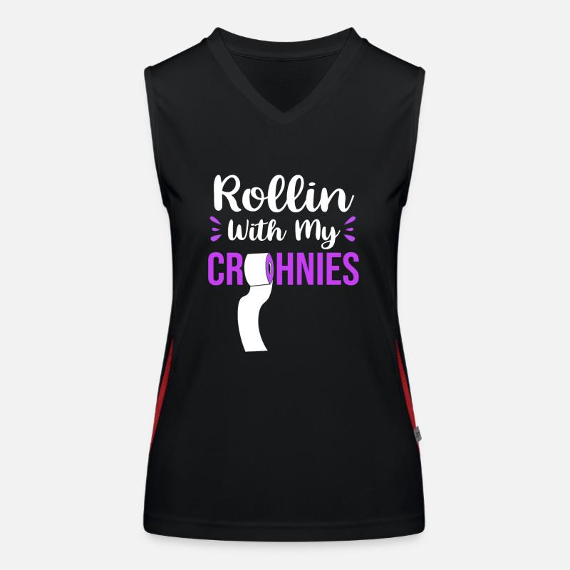 Crohn's disease Women's Functional Contrast Tank Top