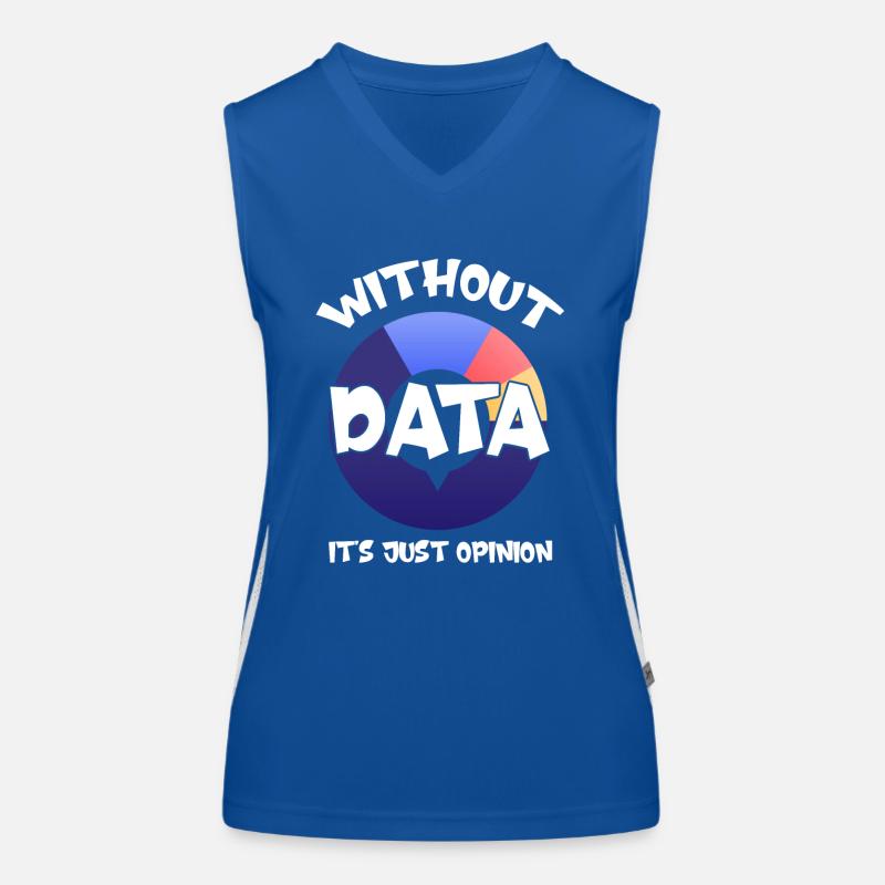 Data Or It Didn't Happen For Student Women's Functional Contrast Tank Top