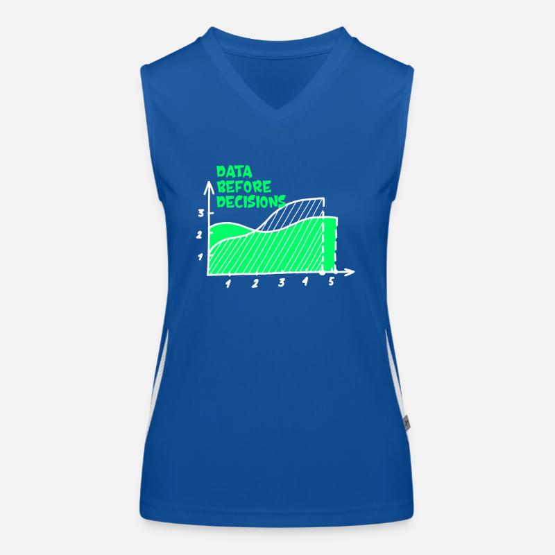 Data Or It Didn't Happen For Student Women's Functional Contrast Tank Top