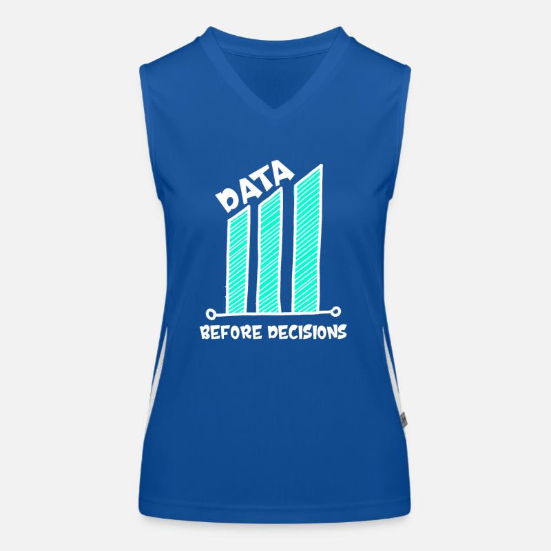 Data Or It Didn't Happen For Student Women's Functional Contrast Tank Top