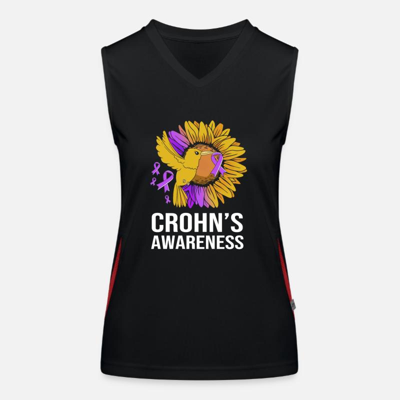 Crohn's disease Women's Functional Contrast Tank Top
