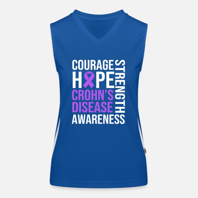 Morbus Crohn Funktionelles Kontrast-Tank Top für Frauen