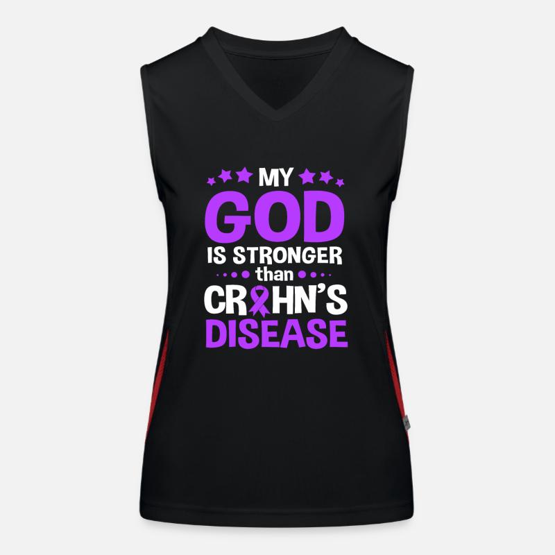 Crohn's disease Women's Functional Contrast Tank Top