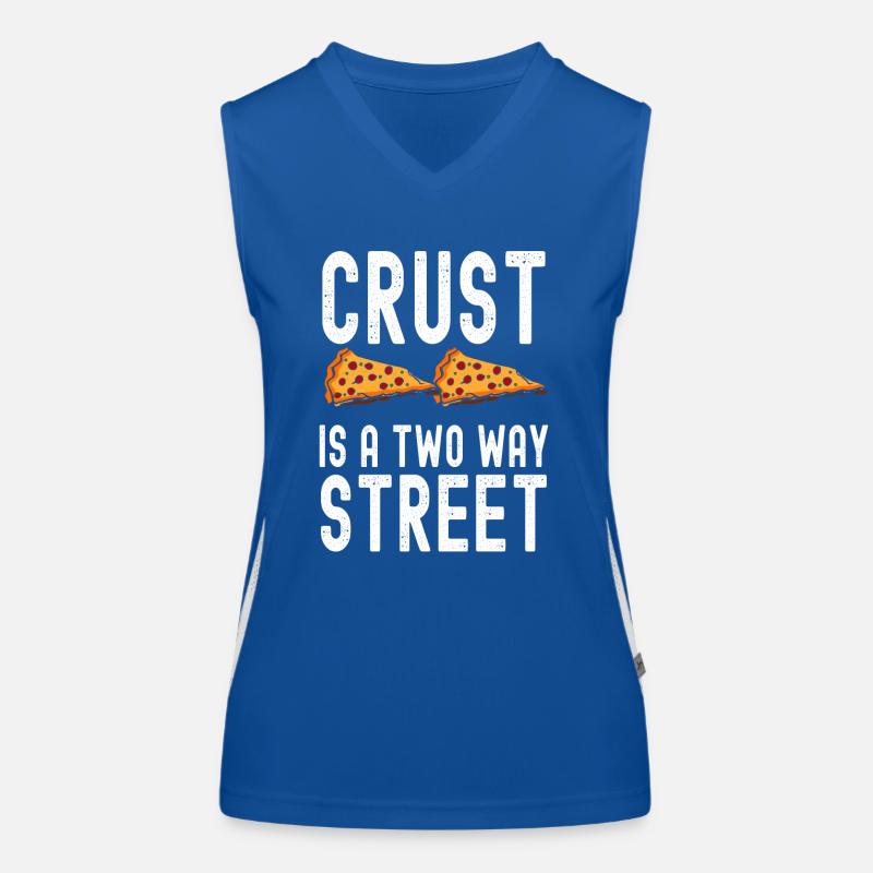Baker Crust ist ein Backen in beide Richtungen Funktionelles Kontrast-Tank Top für Frauen